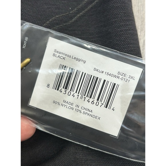 Tommie Copper‎ Women's Seamless Compression Leggings Black Size 3X NWT - Picture 3 of 13